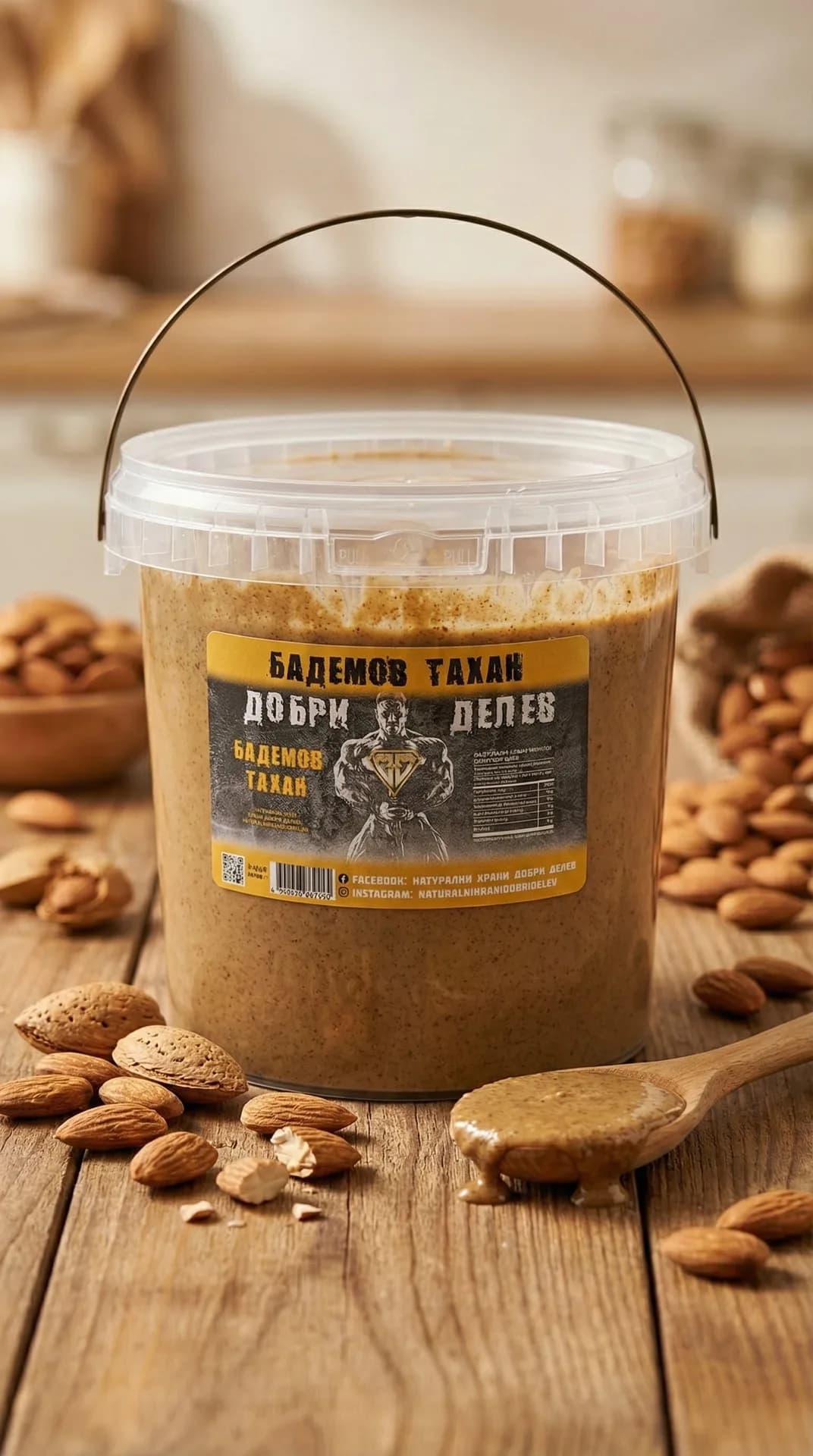 Бадемов тахан 1 кг - натурален продукт от Dobri Delev